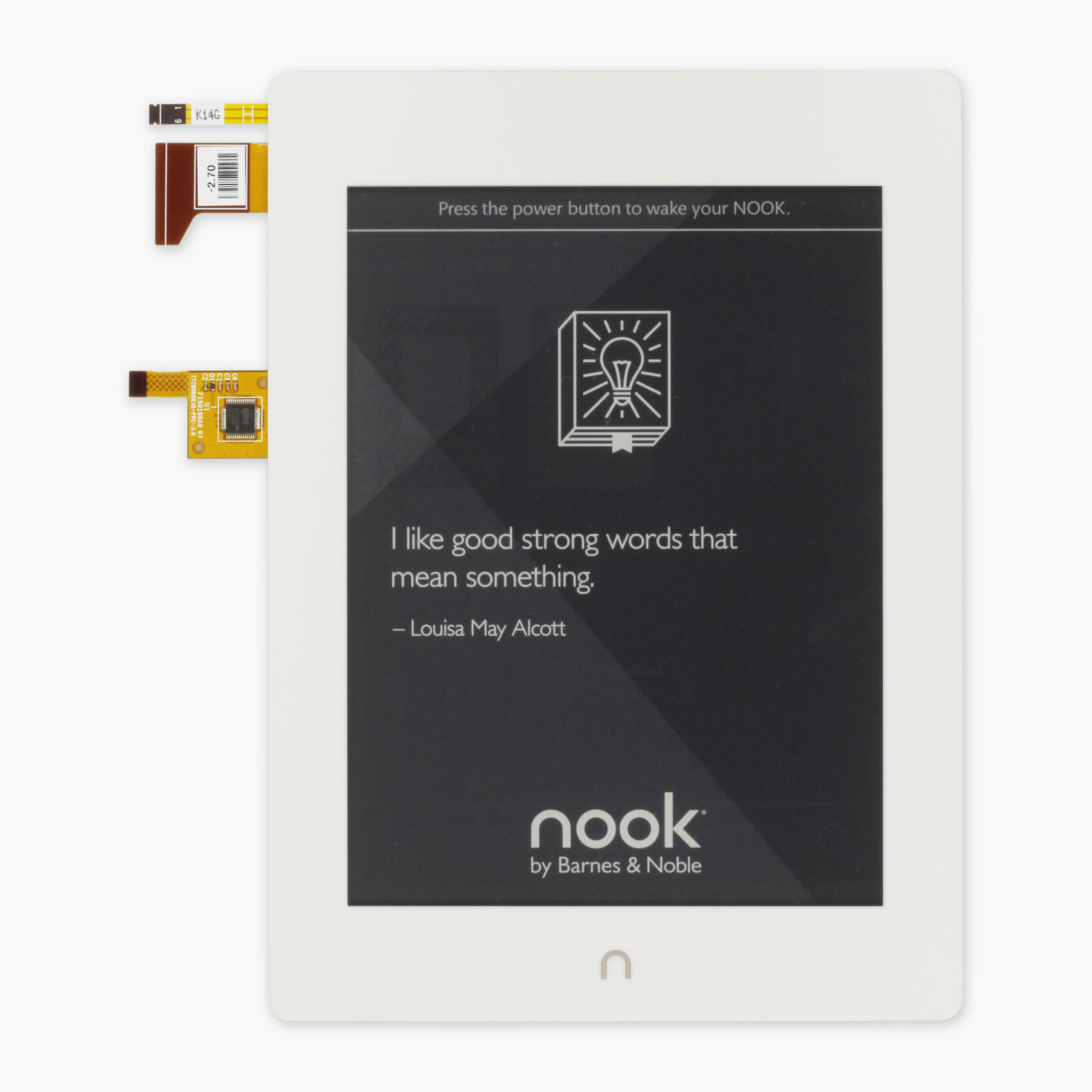 New 6 inch 300PPi ED060KH3 ink Screen For Nook glowlight plus Nook 5 BNRV510 E-Ink Reader Ebook eReader Display