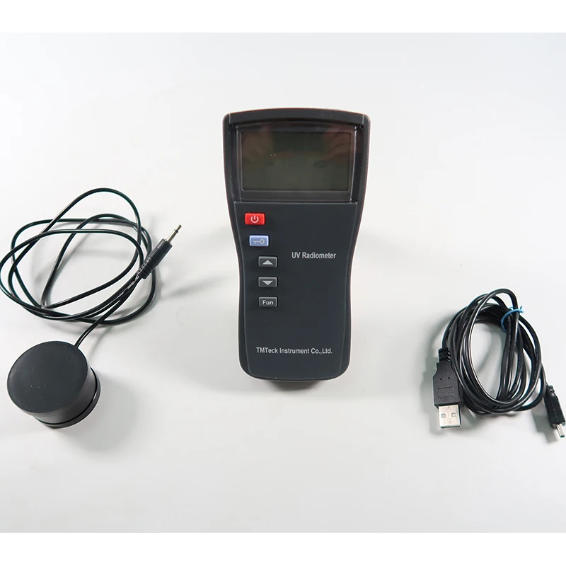 UV Radiometer TMUV-R1 Ultraviolet Irradiance Meter UV Light, Ultraviolet Illuminometer (Dual Channel )