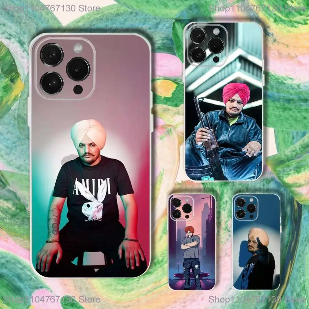 

Rapper S-Sidhu Moose Walas Phone Case For iPhone 17,16,15,14,13,12,11 Plus,Pro,Max,XR,XS,Plus,E,SE4,Mini Transparent Cover