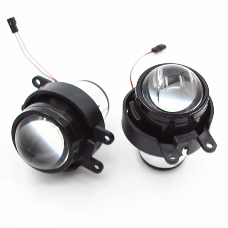 

Universal 55W Fog Light Projetor Bi LED Dual Beam Lens Auto Lamp 12V 6000LM Super Bright Waterproof Car Auxiliary Light Upgrade