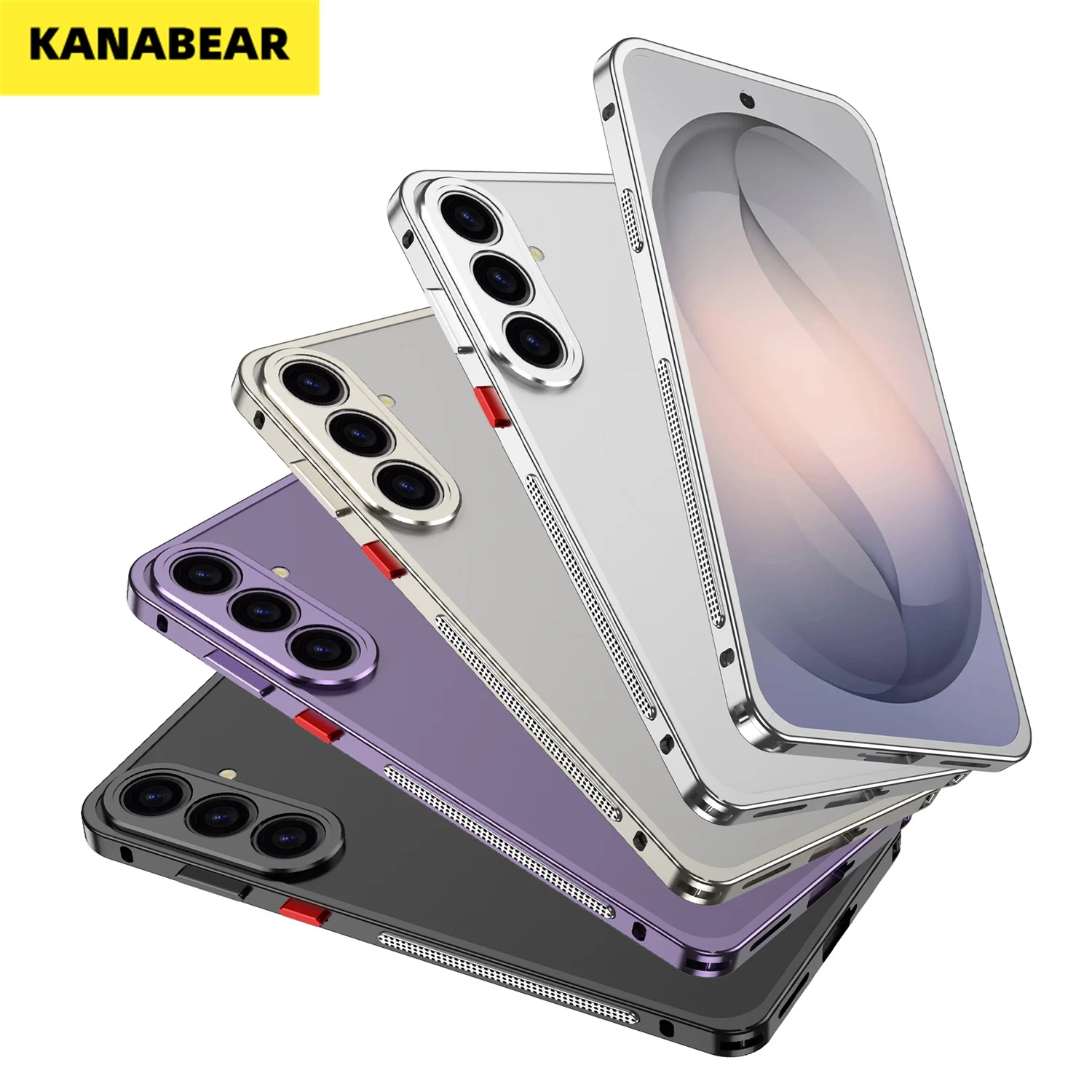 

Metal Buckle Heat Dissipation Shockproof Single Frame Case for Samsung S26/S26+, Lens Protector Racing Edition