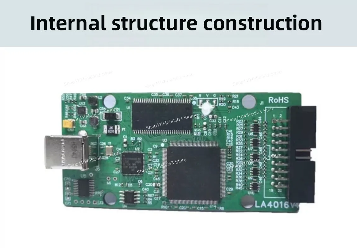 Logic Analyzer LA4016 400M Sample Rate 16 Channels with PulseView Support