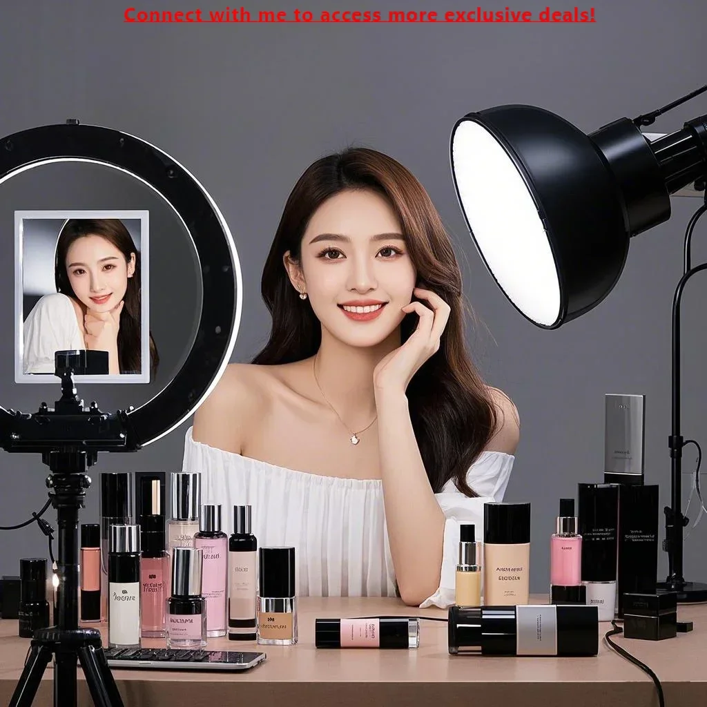 

Live Streaming Light Set 5 Pcs 300W LED COB Video Light With Softbox And Stainless Steel Tripod Stand For Beauty Live Stream