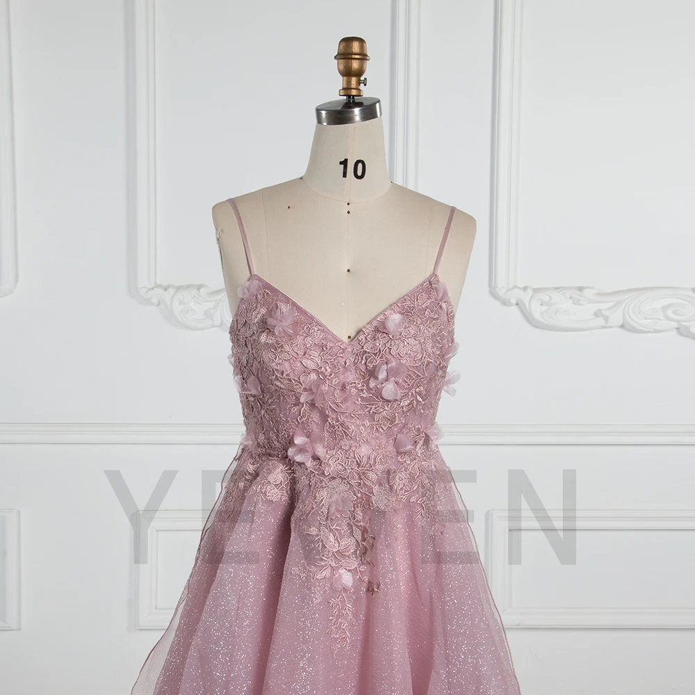 Vestido de baile elegante até o chão em tecido brilhante vestido de festa à noite B002