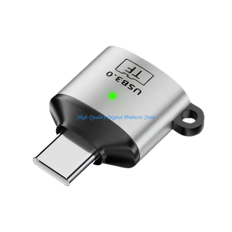 U2JE Universal Metal USB C TF Memory Card Reader With USB3.0 Support Seamlessly Data Access