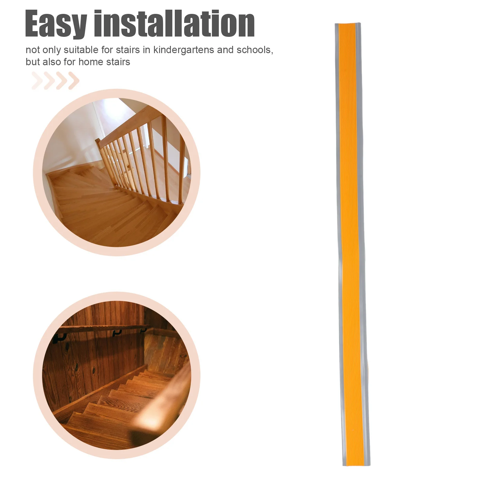 Защита края лестницы Нескользящие полоски L-образные ПВХ для использования в помещении и на открытом воздухе Водонепроницаемые защитные накладки для носа лестницы Самоклеящиеся ступенчатые края