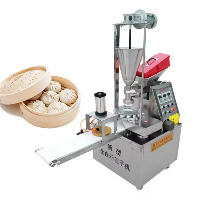 Máquina automática de fazer pão bao porco comercial momo máquina de pão cozido no vapor