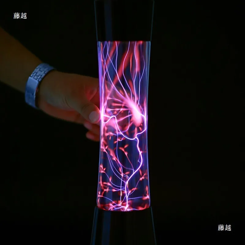 Voice Control Small Waist Festival Gift Radiant Light Column Electronic Magic Lamp Ion Sensing Column Lightning Ball 110V