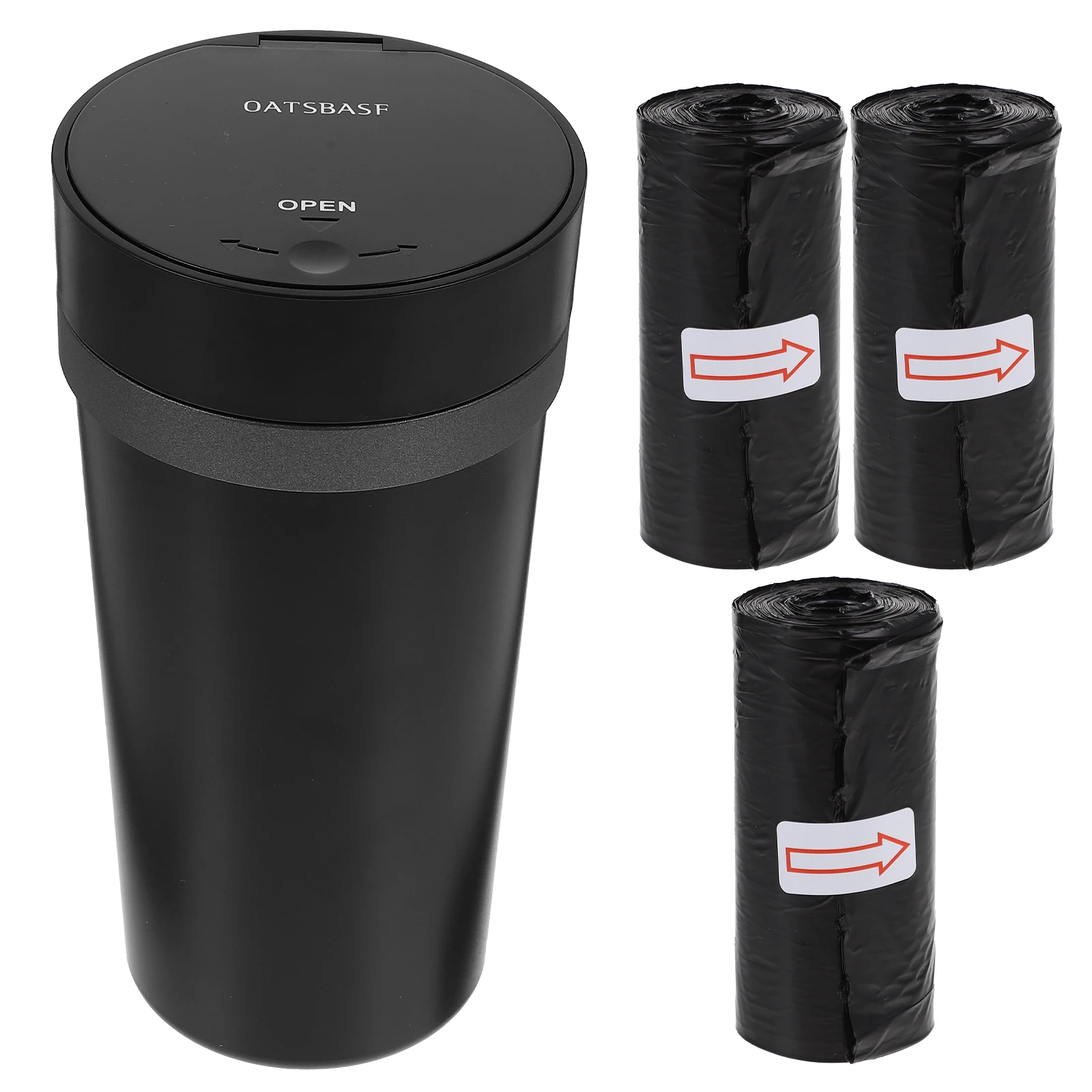 

Trash Can Detachable Large Capacity Storage Bucket Compact Design Suitable All Vehicles Trashcan Garbage Holder Easy