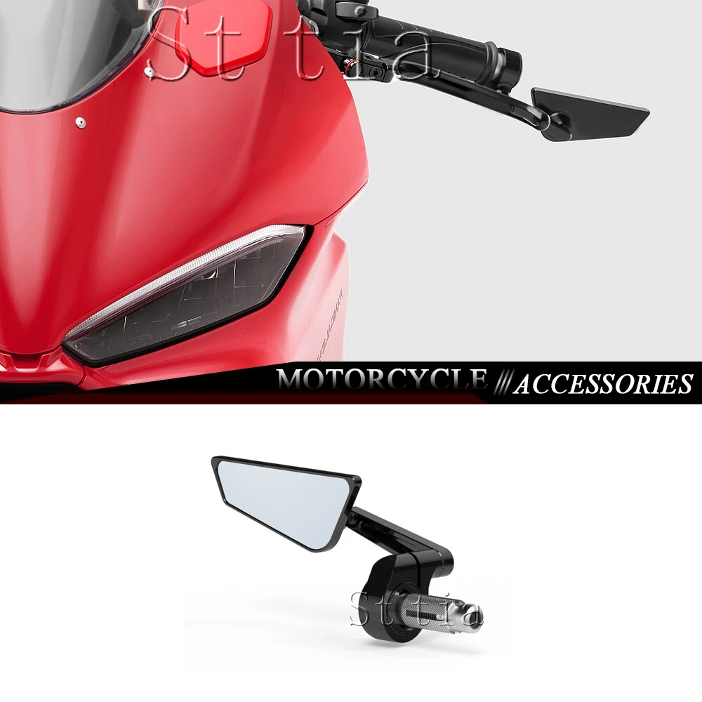 

Новые зеркала заднего вида для мотоциклов 2025 года, аксессуары для Ducati Panigale V2 S 2021-2024, зеркало заднего вида CNC на руль PANIGALE V2