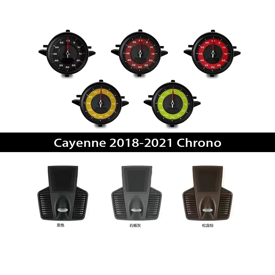 For Porsche Cayenne 9Y0 Cover Trim And Clock Sport Chrono 2018 to 2021