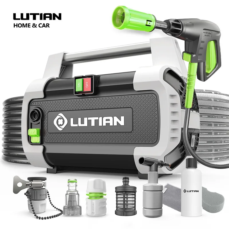 Lutian Portable Car Washer KARDON-K4 High Pressure Washing Machine 130bar 9LPM Household Electric Cleaner 220V AC 50Hz 1.7KW