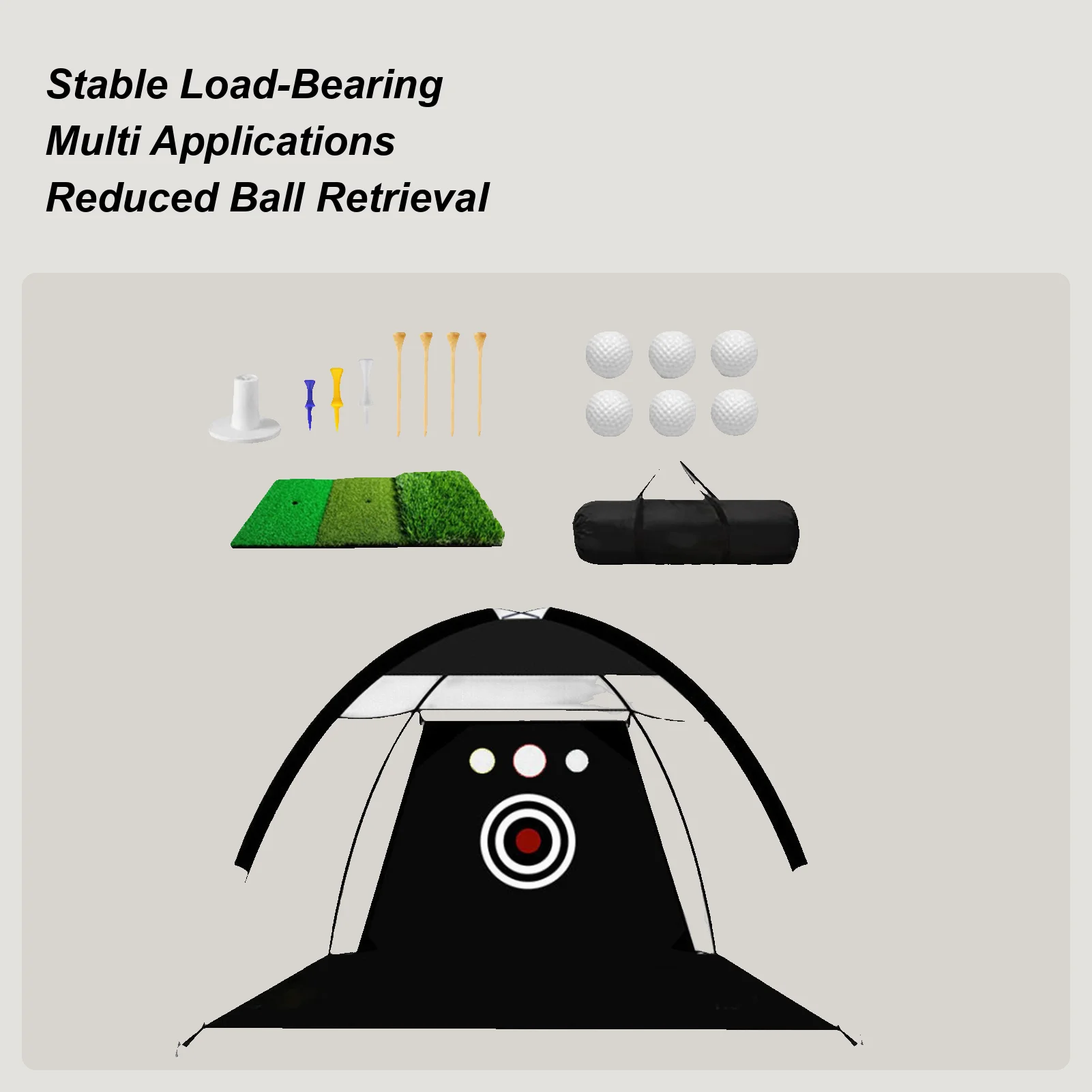 

Golf Driving Net Portable Outdoor Pitching Net Set Weather-Resistant Hitting Aids Professional-Grade Golfing Accessories For