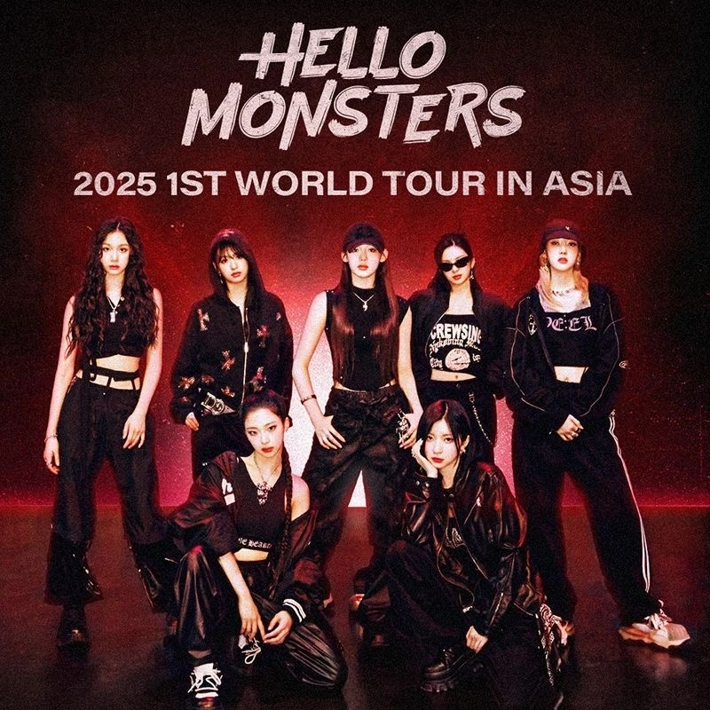 Camiseta BABYMONSTER Hello Monsters World Tour en Asia, camiseta de algodón para hombres y mujeres, camiseta de manga corta, ropa con estampado de letras de tendencia Kpop