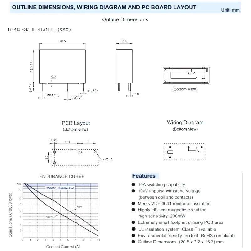 5 шт. реле 5V 12V 24VDC HF46F -5-HS1 HF46F-G-12-HS1 HF46F-G-24-HS1 4PIN HF46F-G 12 HS1 HF46F-G-12-HS1T HF46F-G-24-HS1T