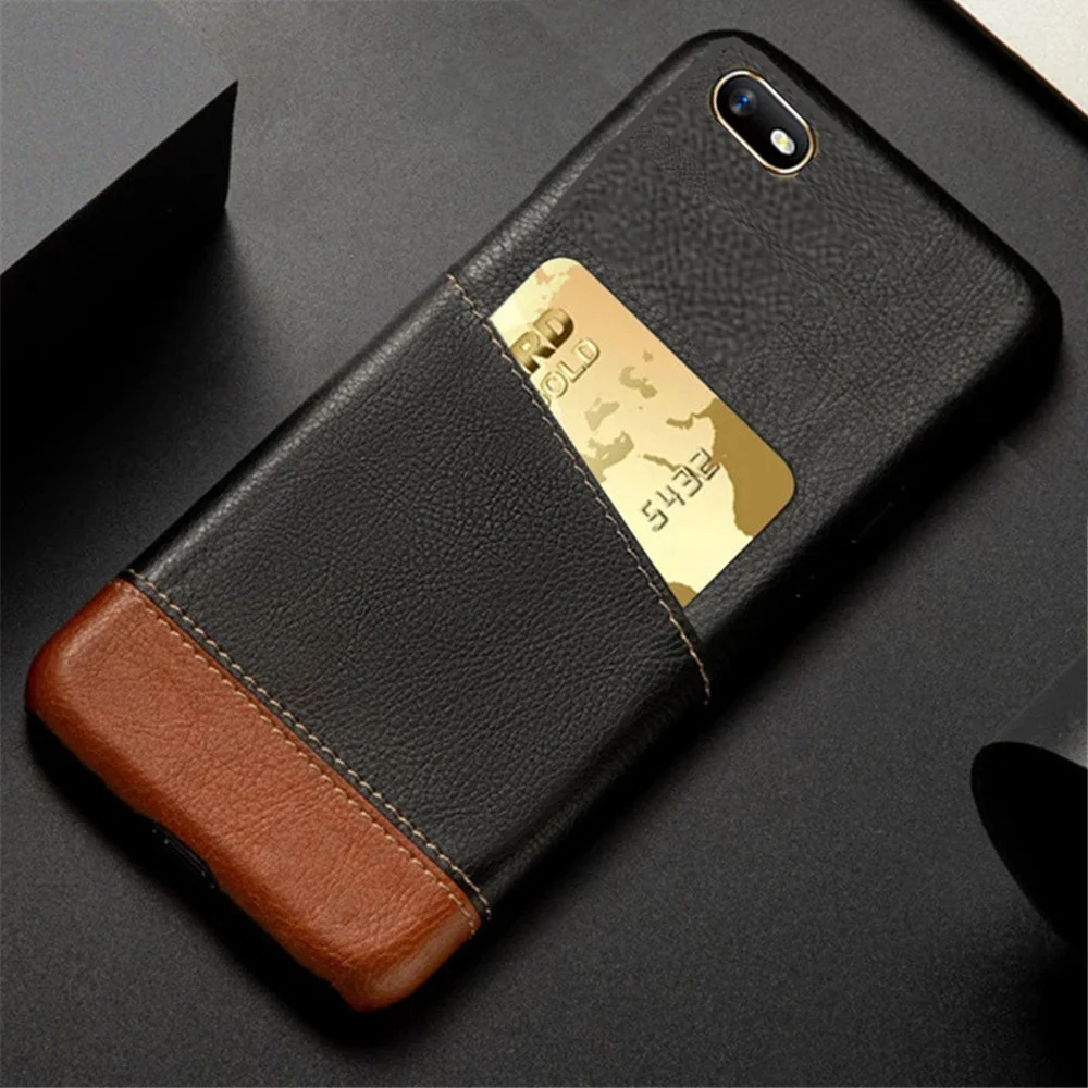 For OPPO A1K Phone Case Mixed Splice PU Leather Credit Card Holder Cover For OPPO A1K RMX1941 A1K A1 k CPH1923 Funda OPPOA1K 6.1