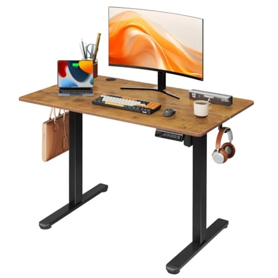 

Electric Standing Desk 3 Adjustable Height Stand up Desk for Home Office Ergonomic Sit to Stand Desk with LED Touchscreen 3 Mem