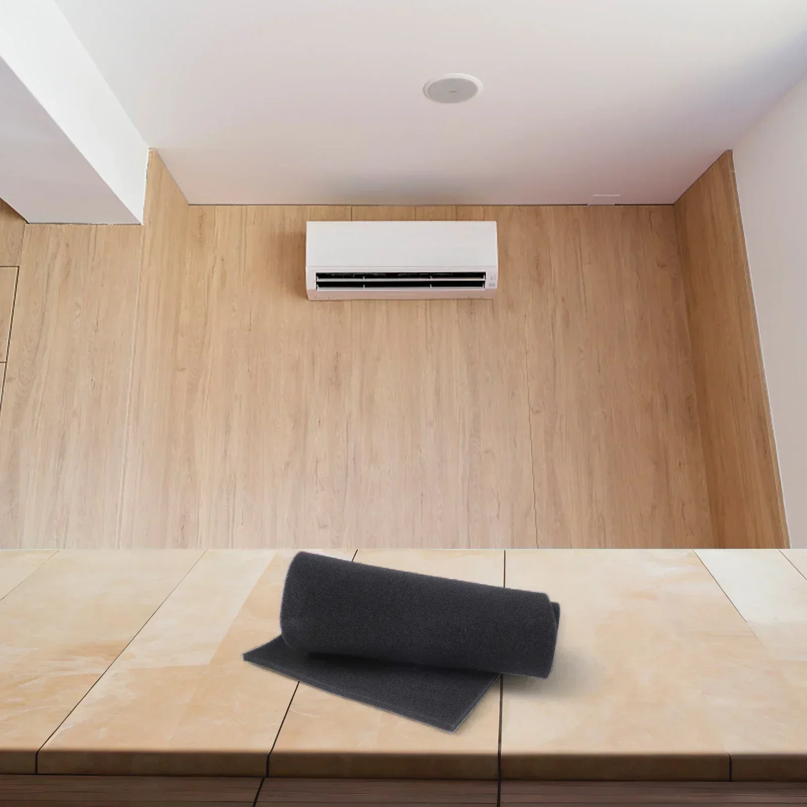 1mx40cm Air Conditioner Filter Replacement Activated Carbon Filter Sponge Sheet HVAC Systems & Parts Accessories