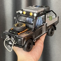 1:24 Land Rover Defender 90 Tomb Raider Off Road SUV Alloy Diecast Model Car Home Bookcase Display Decorations Collection Gifts