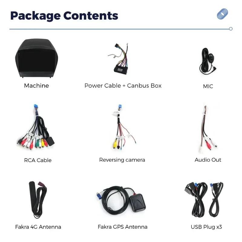 DUDUAUTO DUDU7 A7870 Intelligentes Autosystem Auto Android Radio Auto Carplay GPS DSP BT 8-Kern für IX35 2009–2015