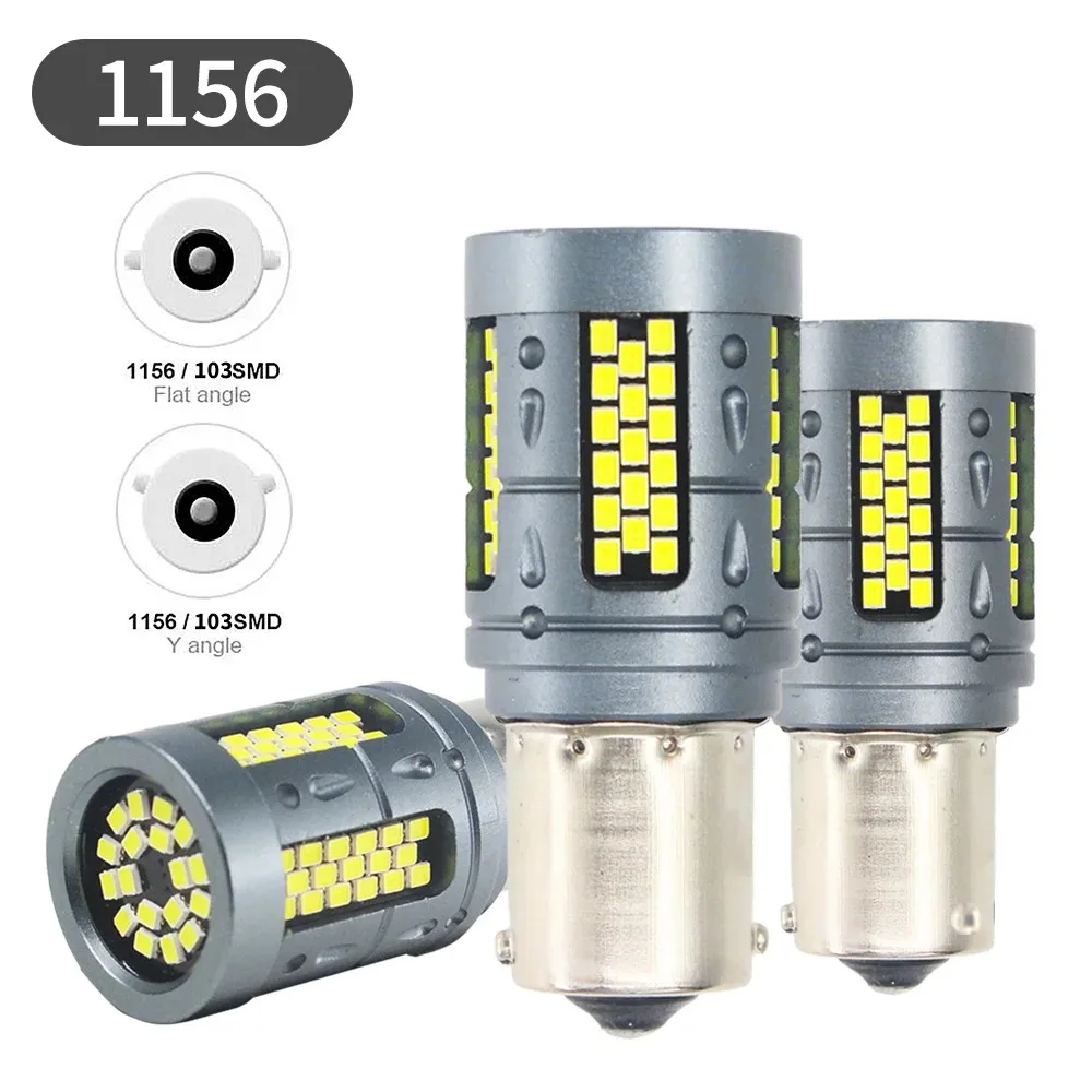 

1 шт. 20 Вт P21W Led 1156 2016 103smd BA15S BAU15S PY21W 1157 BAY15D P21/5 Вт R5W R10W Светодиодная лампа указателя поворота заднего хода постоянного тока 12 В