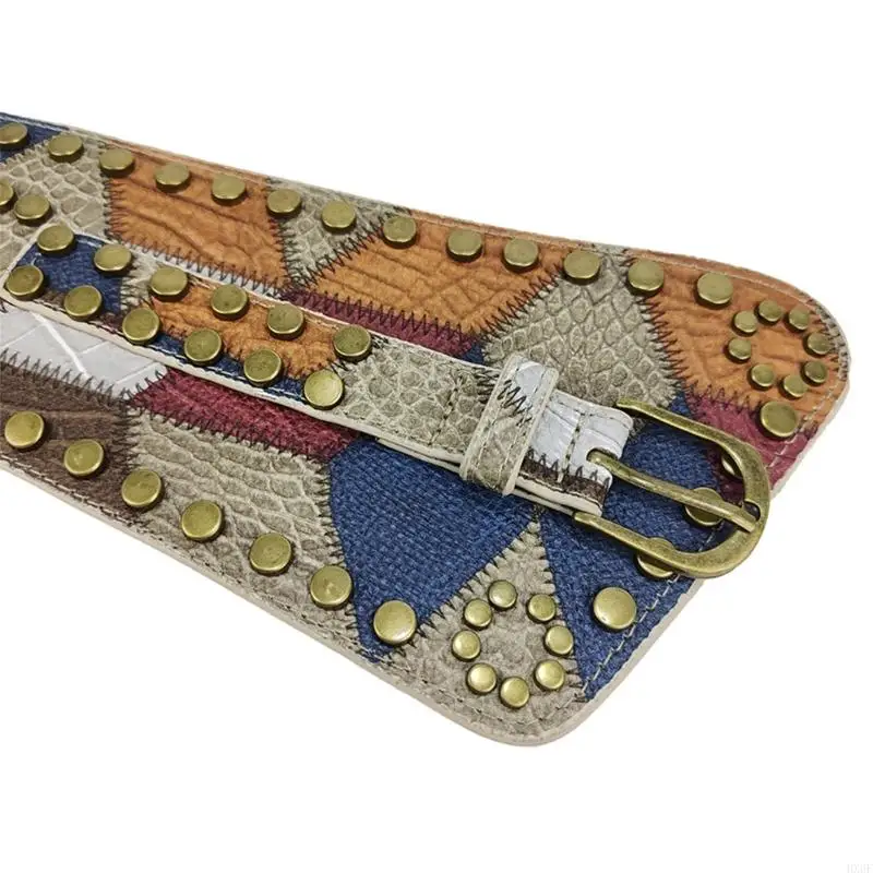 HX6F Hot Girl Belt Cowgirl Rivet