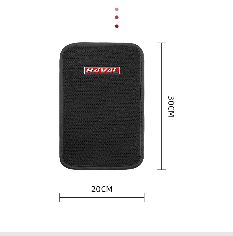 Car Center Console Non Slip Armrests Cover Mat Accessories For Haval H6 Dargo M6 H9 H6S F7 F7X Jolion X DOG XY H2 H3 H5 H7 H8 M4