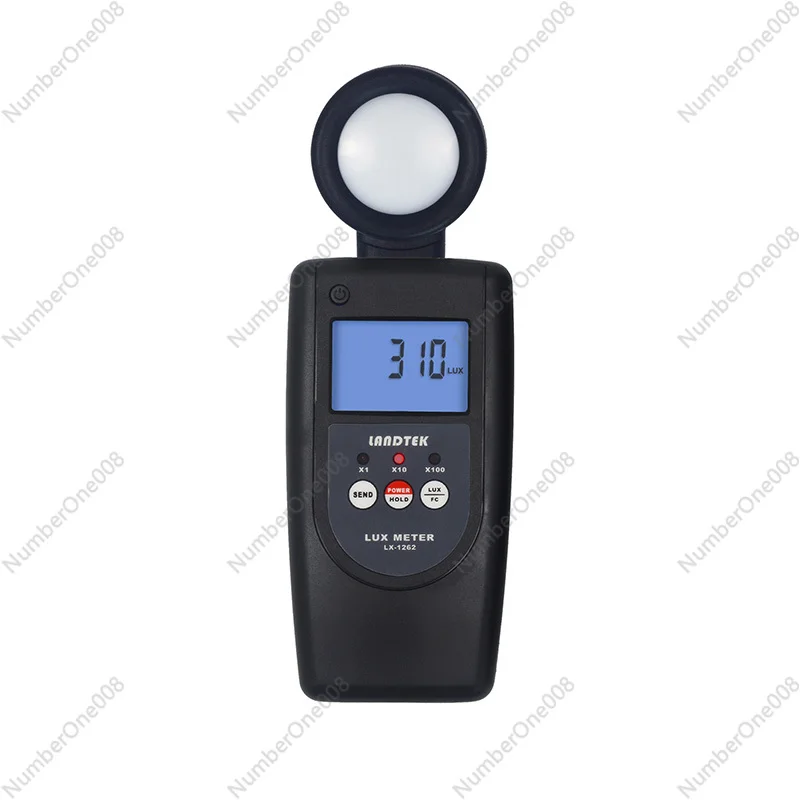 

Digital LX-1262 Lux Meter Instrumentation Measuring Luminosity, Brightness Accuracy ±(5%n+5d) Light Meter