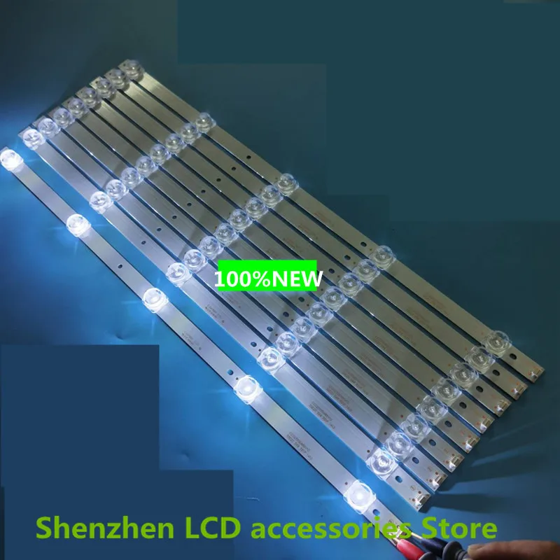 9ピース/ロット康佳55インチ使用kktv K55 LED55UA8100 CC02550D485V10 55E20液晶バー100% 新