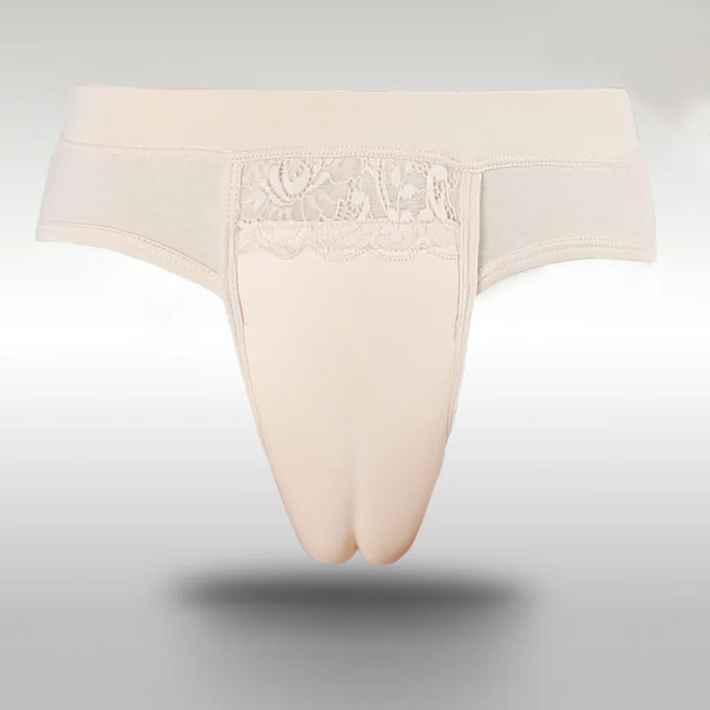 Pseudo-girl underwear men's cos performance men's disguise as women's hidden j pants body sculpting disguise Fengyin underwear b