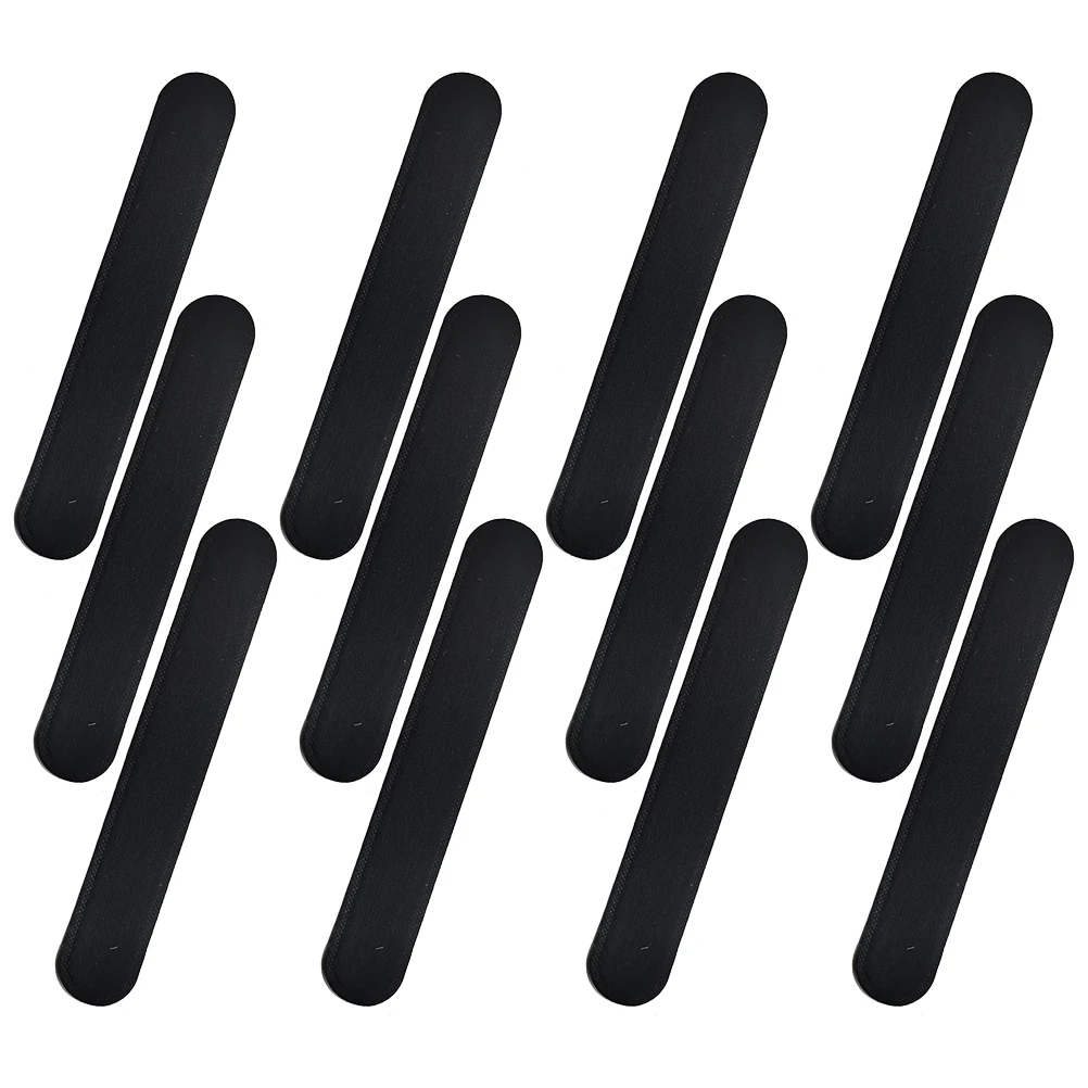 20pcs Hat Sweat Pads Non Woven Fabric Collar Sweat Absorbing Sheets Disposable Adhesive No Residue Helmets