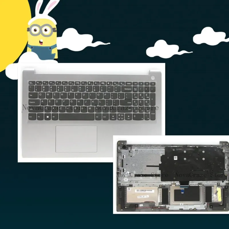 

New For Ideapad 1-15IAU7 15ALC7 15IJL7 Palmrest w/ Keyboard 5CB1H70708