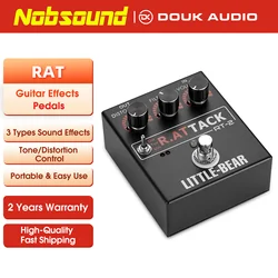 Little Bear HiFi Electric Guitar Effector 3 RAT model DIRTY/TURBO/VINTAGE Stomp Box Pedal LM308AN Guitar Amplifier