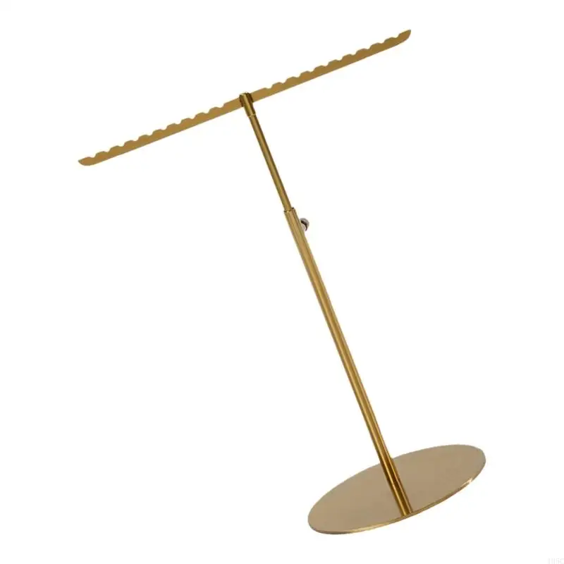 

Элегантный металлический держатель для ювелирных изделий 195C, съемный дизайн, регулируемые полки для серег, браслетов, витрина