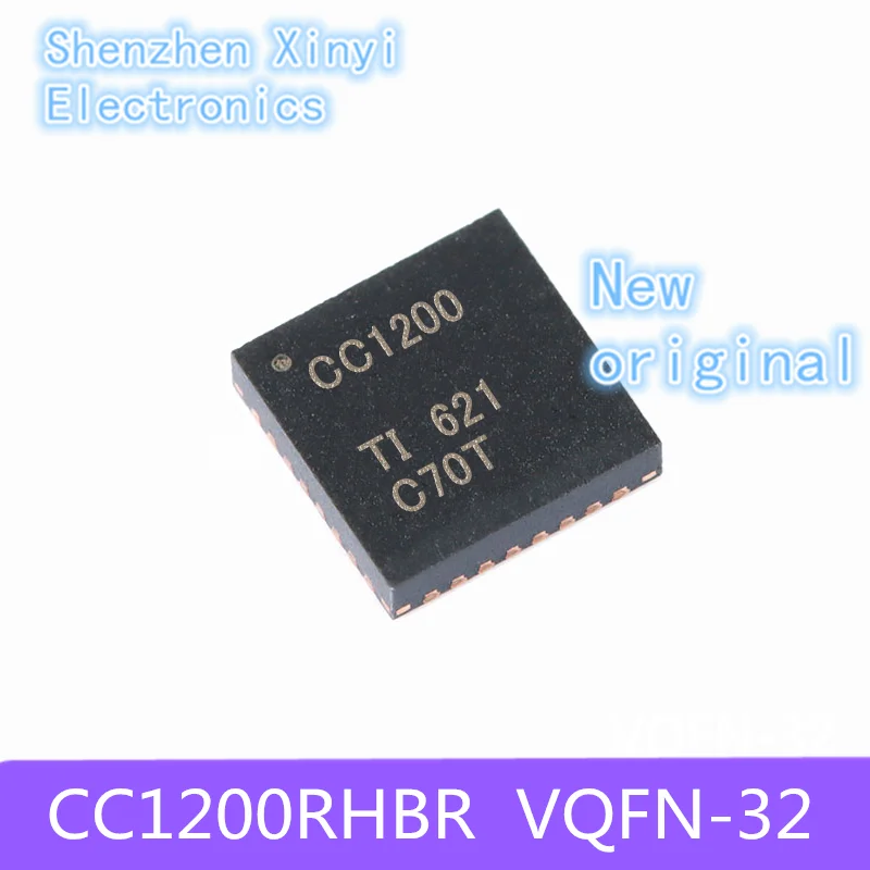 Brand new and original 1200RHBR CC1200 CC1200RHBR CC1200RHBT VQFN-32  RF transceiver chip