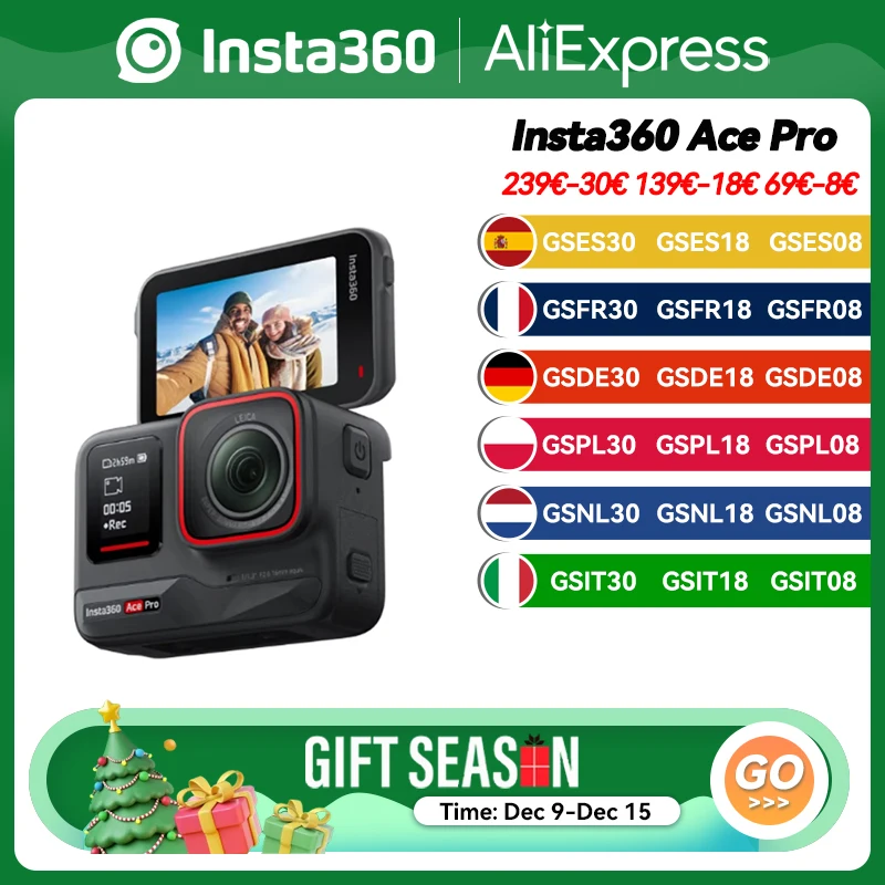 【Ship From FR】Insta360 Ace Pro Action Camera With Leica 1/1.3