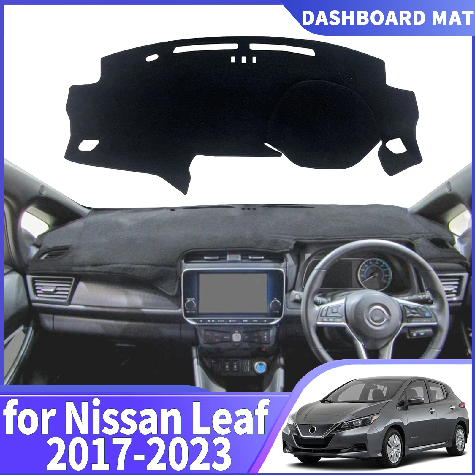 

fit for Nissan Leaf 2017 2018 2019 2020 2021-2023 EV DashMat Sunshade Dashmat Dashboard Cover Pad Protective Carpet Accessories