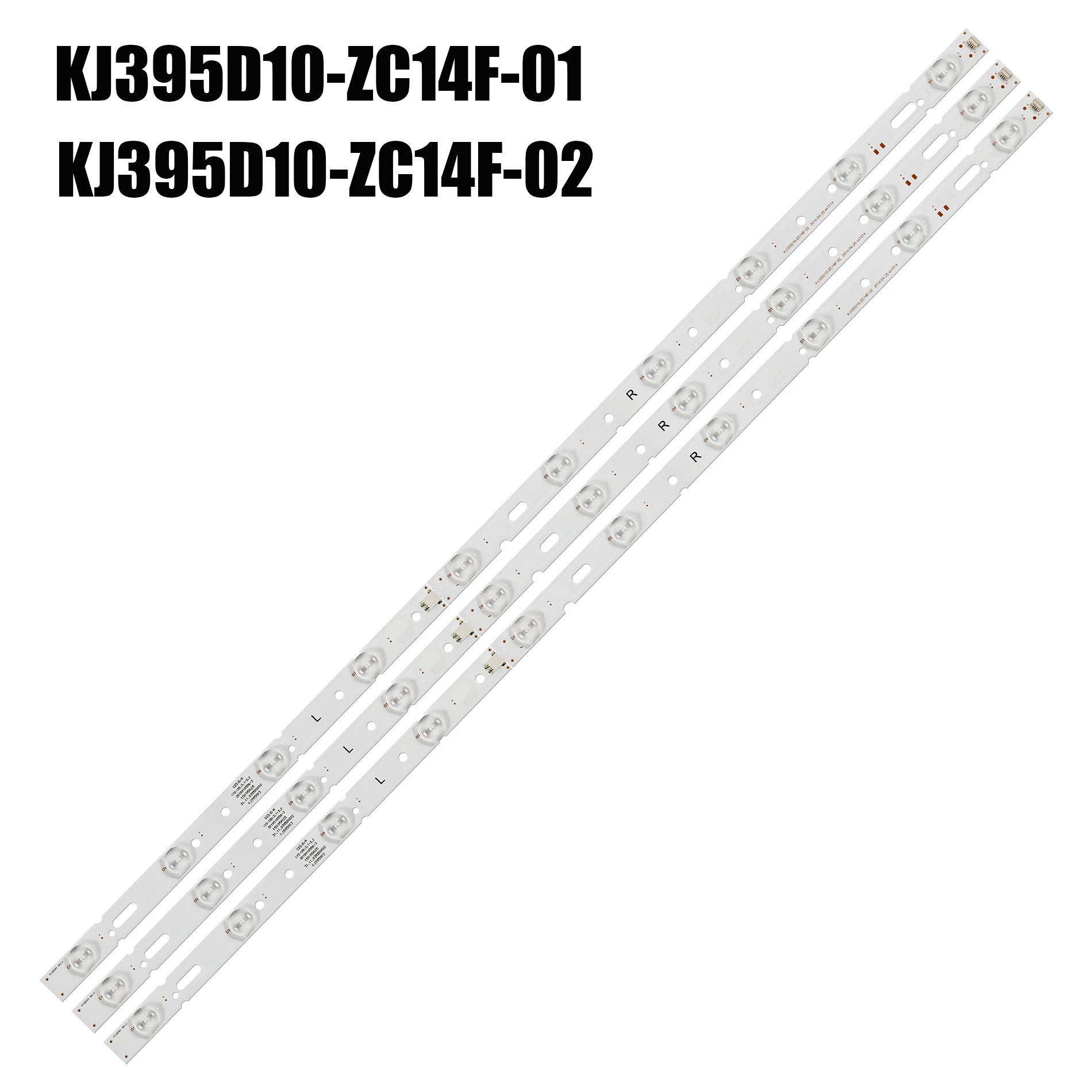 

3pcs/set LED bar for KJ395D10-ZC14F-01 KJ395D10-ZC14F-02 303KJ395033 TS40 D40LW1000 HD40L41A-V02 JVC LT-40N530AA 303KJ395032