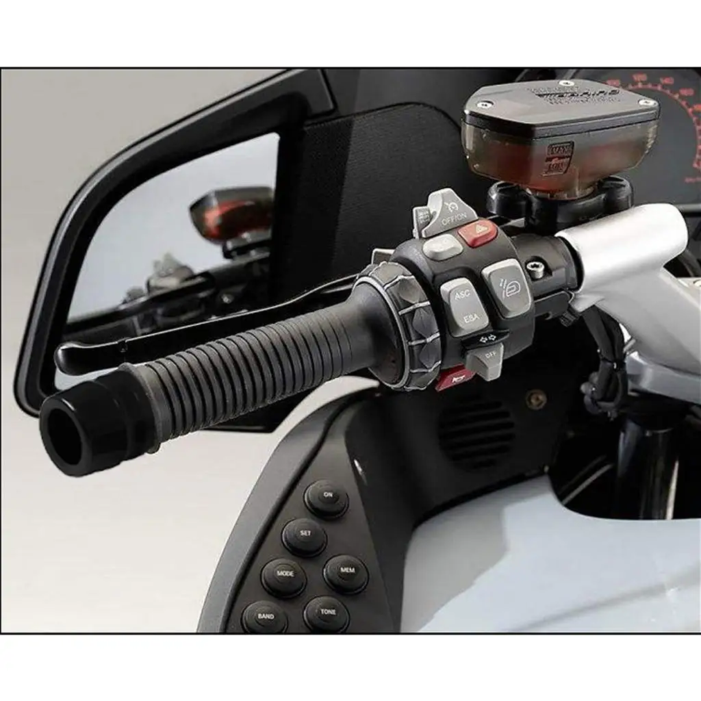Motorcycle Handlebar Grips Durable Twist Throttle Hand Grip Set 22mm 25mm 28mm for F650GS F800GS RT1200 Scooters