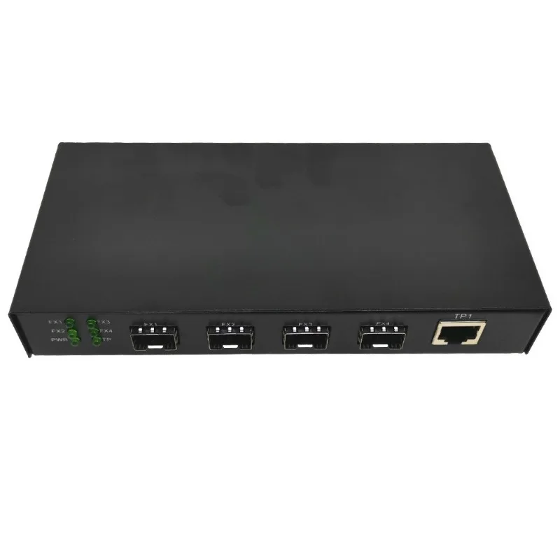 Gigabit SFP fiber optic transceiver 4 optical 3 electrical single mode single fiber dual fiber photoelectric converter