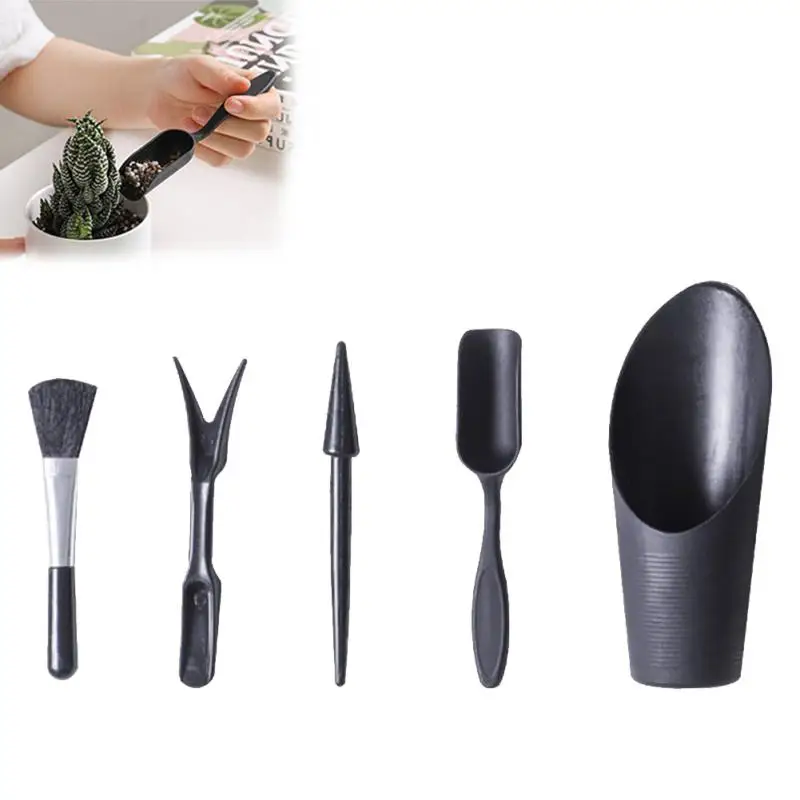 

4pcs/set, Plastic Durable Bucket Shovel Potted Cultivation Cylinder MeatPlant Soil Shovel Garden Tools Mini Garden Planting Tool