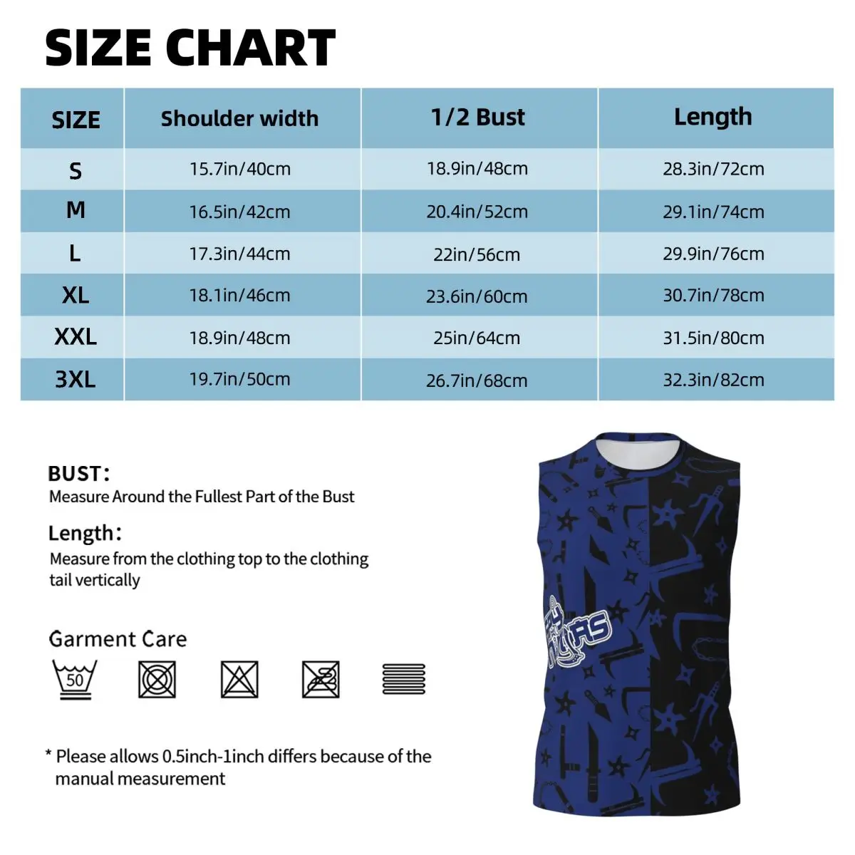 Fantastic Spy Ninja Men Printed Sleeveless T-shirt Casual Hip Hop Street Style Beach Holiday Tank Tops
