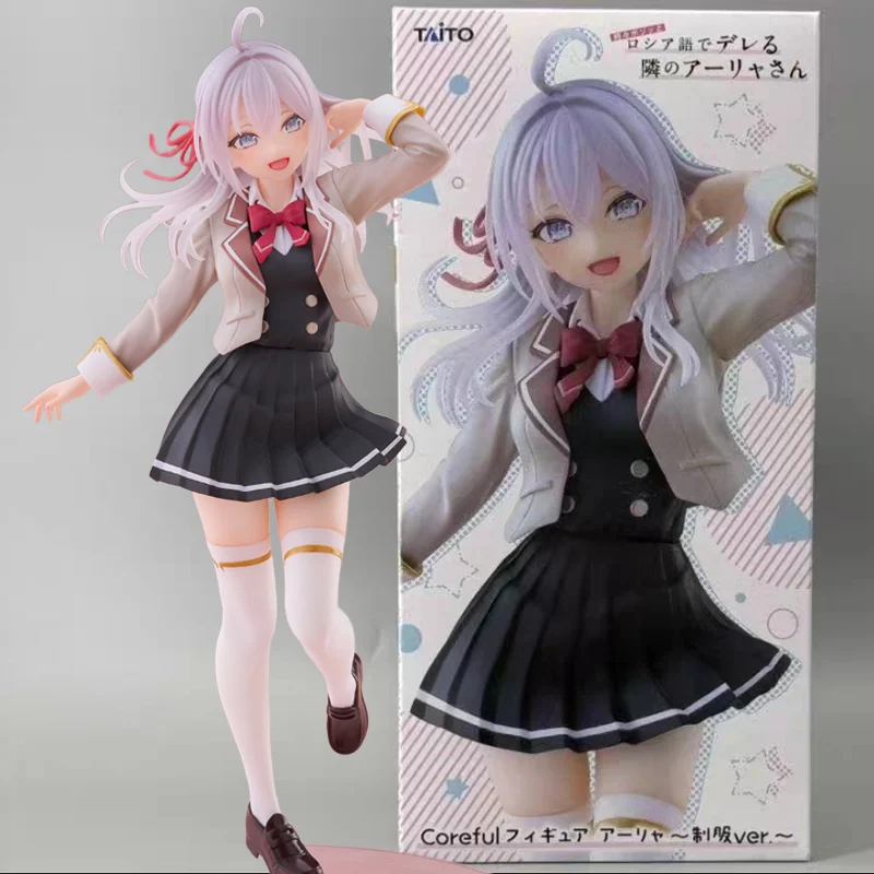 

Подлинная фигурка Taito Alya Sometimes Hides Her Feelings In Russian Coreful, Алиса Михайловина Kujou, оригинальная аниме-фигурка, модель