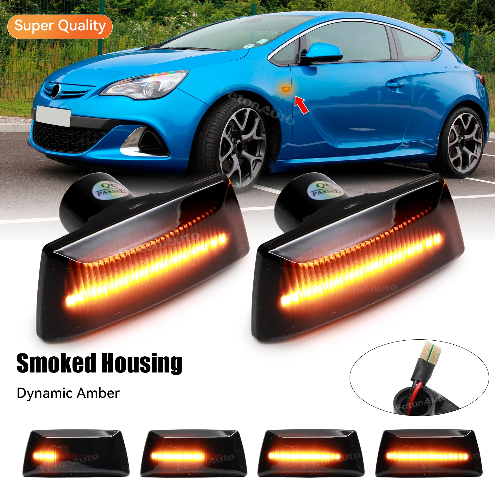 Dynamic Turn Signal LED Side Marker Light Mirror Light Blinking Indicator for Opel Astra H MK5 Zafira B Corsa D Insignia A