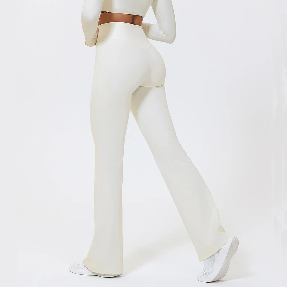 

Bell bottomed Women's High Waisted Yoga Pants Flared Leggings for Workout Casual Wear Running Fitness Flared Pant Sportswear