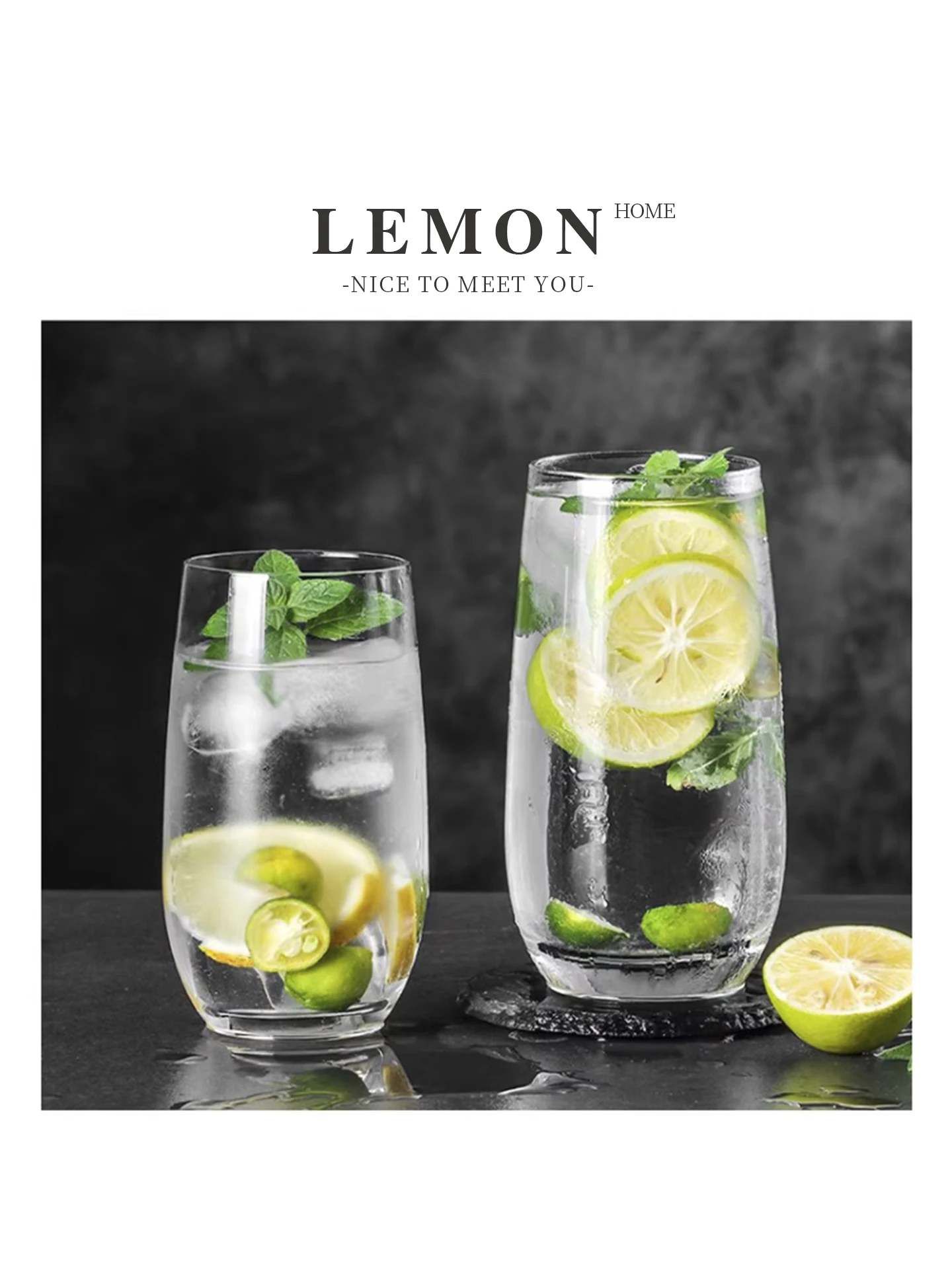 

Элитный стеклянный стакан для коктейлей LEMON HOME в скандинавском стиле, однотонный, ручной работы, из хрустального стекла, для мохито и холодных напитков.