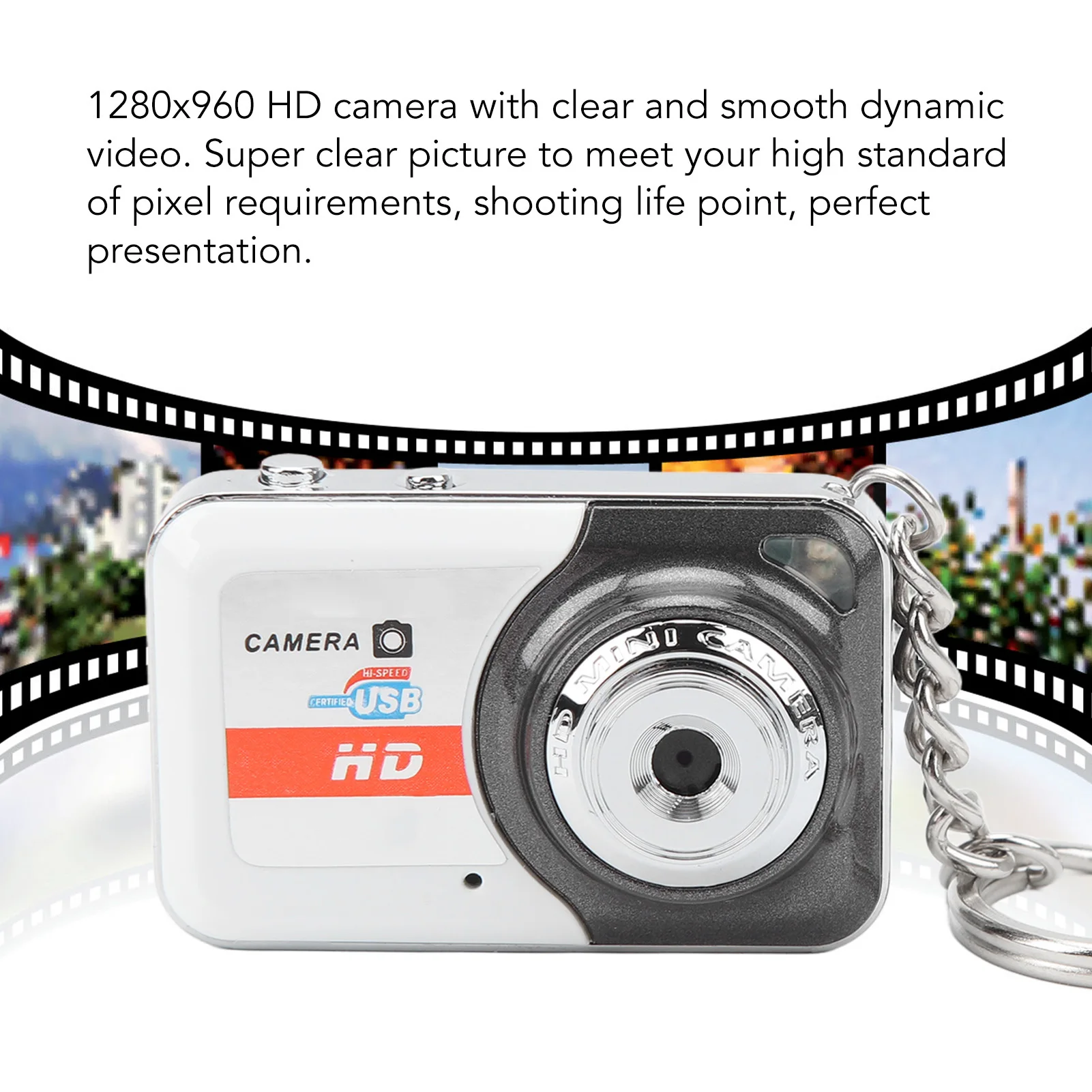 Compact Kids Camera DV Camera Thumb Camera Thumb Camera HD Video Taking Pictures Exquisite Personality Fashion Compact DV Camera