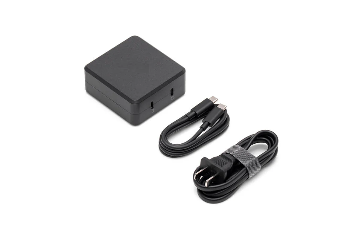 For DJI 100WUSB-CPower Adapter Fast charge the Intelligent Flight Battery and remote controller mobile devices with a USB-C port