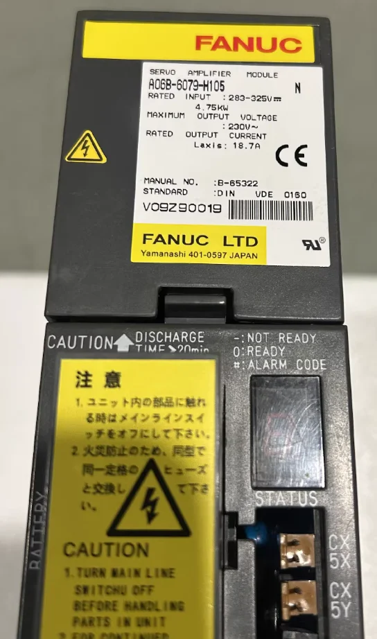 Servo Drive A06B-6079-H105 Used，Servo Drive A06B 6079 H105，Fast shipping，The shipment will be arranged after passing the test