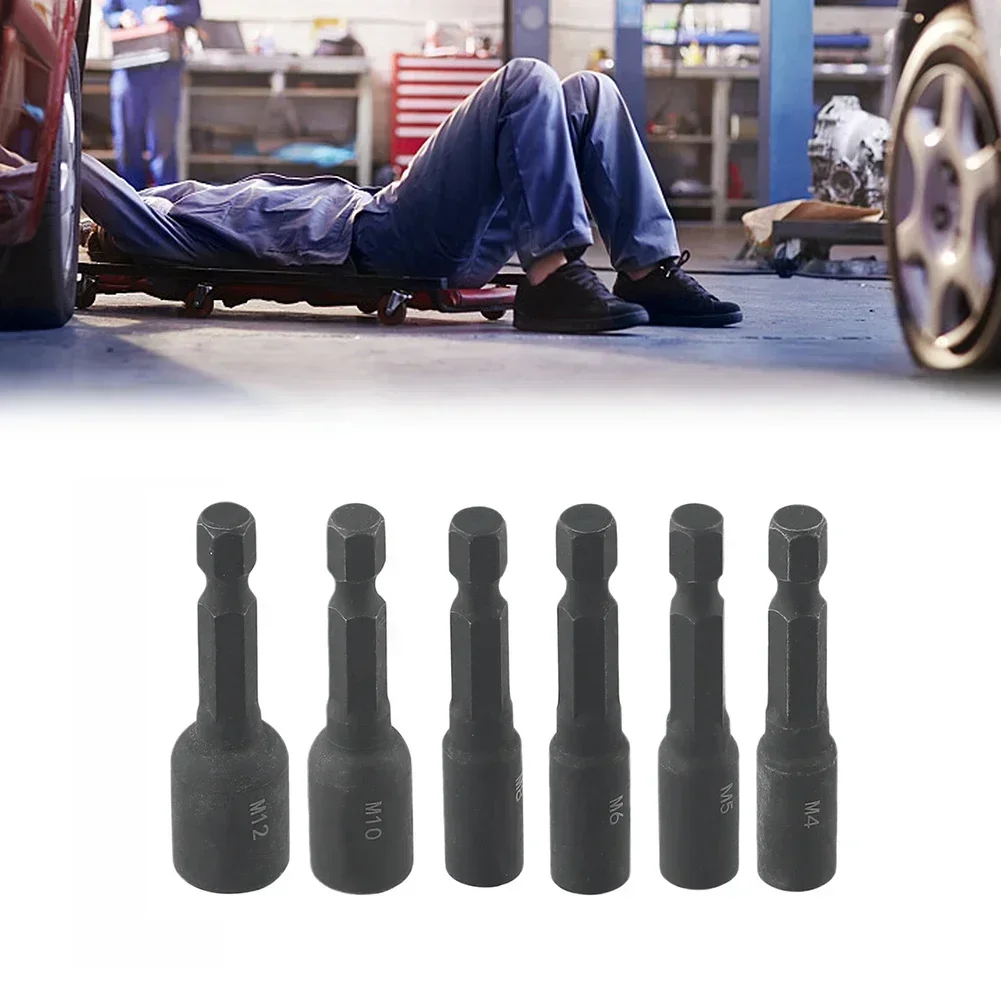 Socket Adapter Holder Set with 14 Inch Hex Shank Perfectly Suited for Model Manufacturing and Machine Maintenance